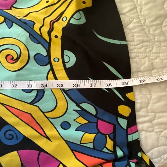 Eva Varro Psychedelic Floral Grommet Dress XL NWT - Picture 6 of 7